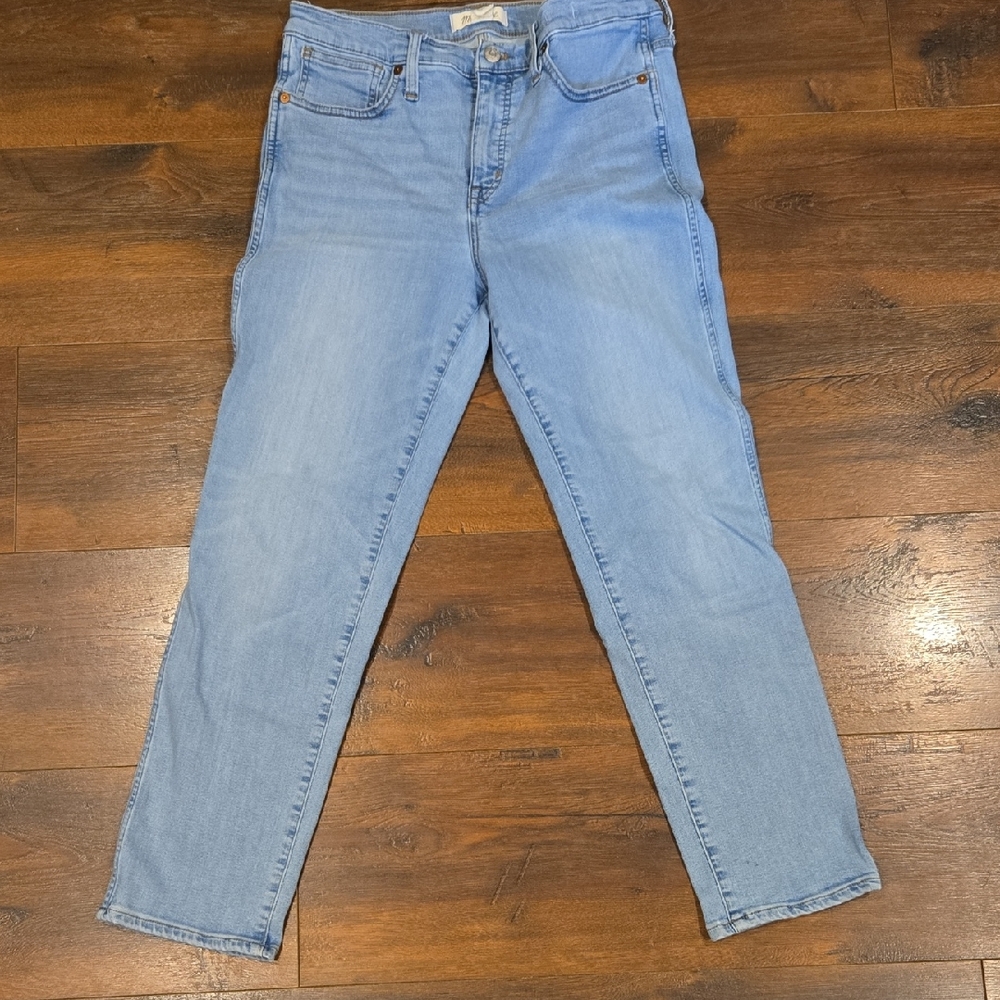 Madewell Women's Straight Leg Jeans in Light Blue